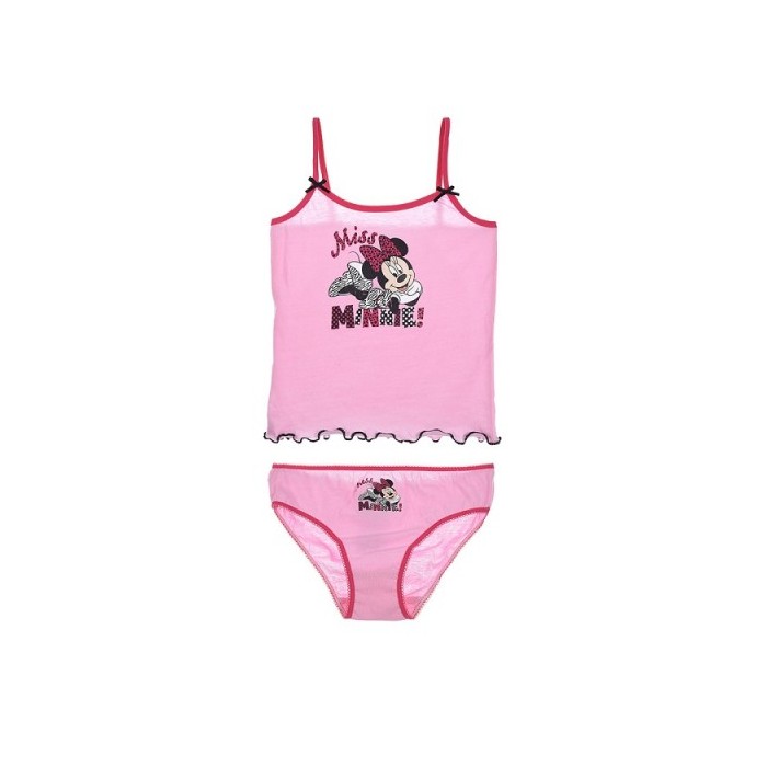 ENSEMBLE 2 PCS TOP + CULOTTE MINNIE MOUSE ROSE 6/8 Ans ENSEMBLE 2 PCS TOP + CULOTTE MINNIE MOUSE ROSE 6/8 Ans
