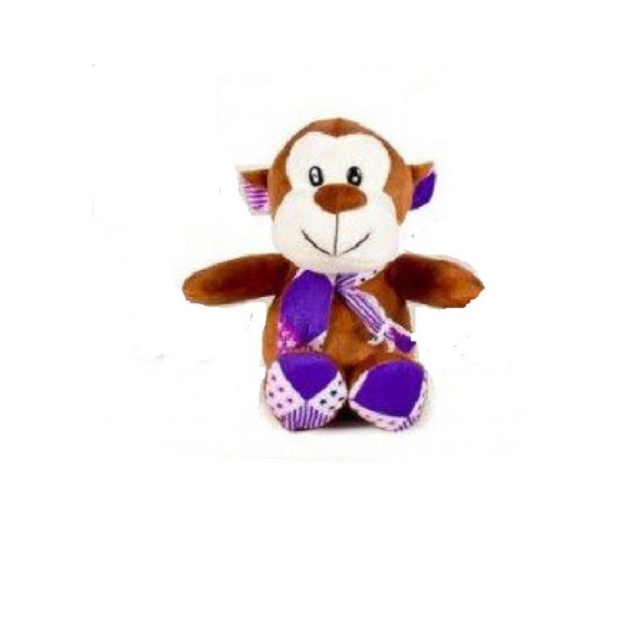 Peluche De 24cm Avec Son Echarpe - Doudou - Jouet - Fille / Gar�on - L'Unit� / Model Al�atoire - Ours/Chien/Canard/Cochon/Hippop