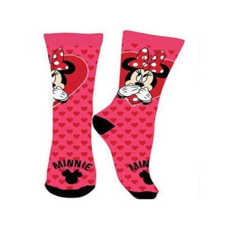 Chaussette MINNIE Disney - NEUF - Fille/Accessoire/Vêtement - Du 23 au 34 Rose Coeur