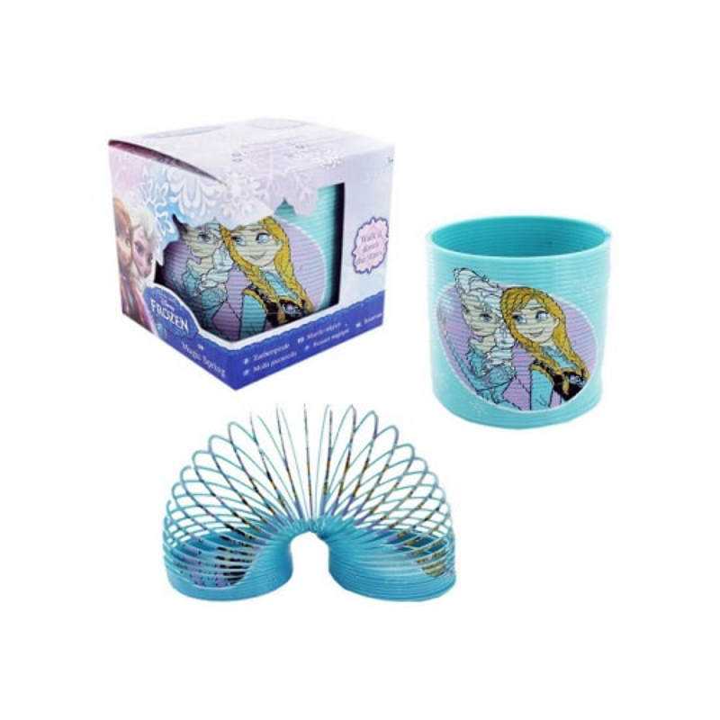 Spirale / Ressort Magique LA REINE DES NEIGES Frozen Disney 7,5cm turquoise - NEUF