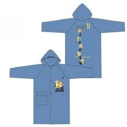 Imperméable Pluie MINIONS Moi Moche et Méchant - 100% PVC Bleu - NEUF - Manteau de Pluie / Coupe Vent / Fille / Garçon - De 2 à 