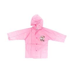 Imperméable Pluie HELLO KITTY Sanrio - 100% PVC Rose Clair - NEUF - Manteau de Pluie / Coupe Vent / Fille - De 2 à 6 ans 