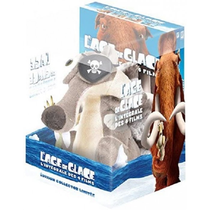 L'Age de Glace L'intégrale des 4 Films + peluche NEUF SOUS BLISTER