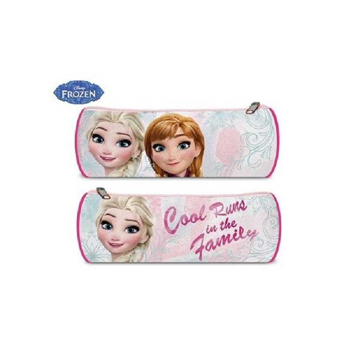 Trousse Ronde LA REINE DES NEIGES Frozen Disney 22cm - Fourniture Scolaire - NEUF