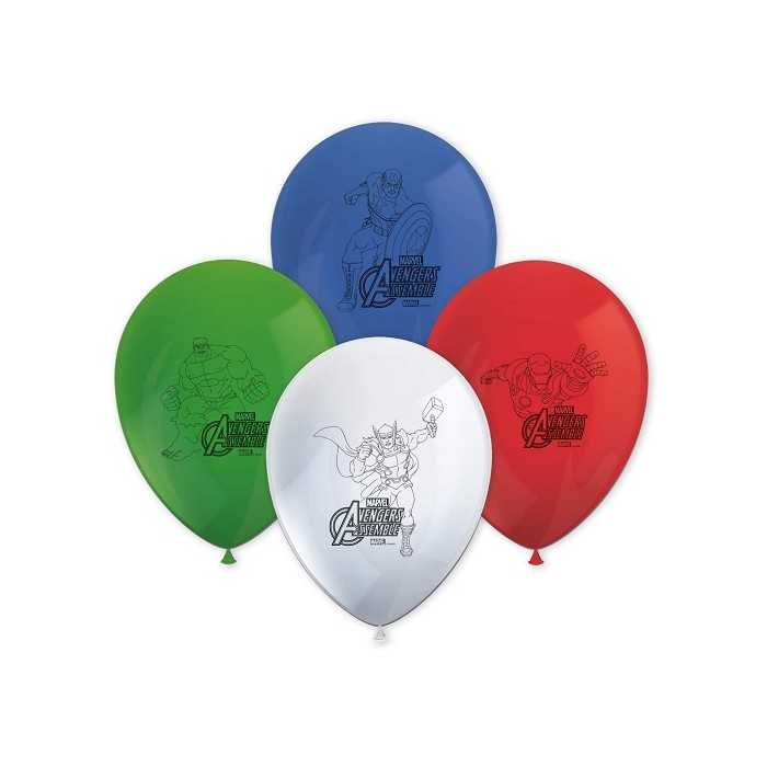Paquet 8 Ballons AVENGERS Marvel - LATEX - NEUF - Anniversaire/Fête Paquet 8 Ballons AVENGERS Marvel - LATEX - NEUF - Anniversaire/Fête