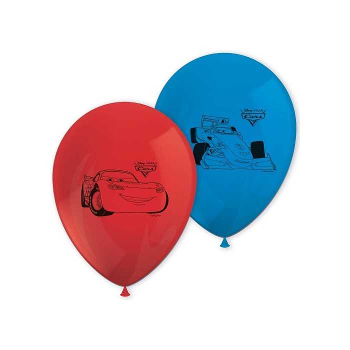 Paquet 8 Ballons CARS McQueen Disney LATEX - NEUF - Anniversaire/Fête