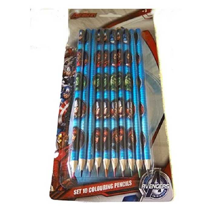 Crayons de Couleur x 10 : AVENGERS Marvel - NEUF - Coloriage / Fourniture Scolaire / Activités / Loisirs Crayons de Couleur x 10 : AVENGERS Marvel - NEUF - Coloriage / Fourniture Scolaire / Activités / Loisirs
