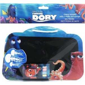 Set Tableau Ardoise + Craies + Éponge DORY Nemo Disney - Fourniture Scolaire Garçon/Fille Activités Loisirs