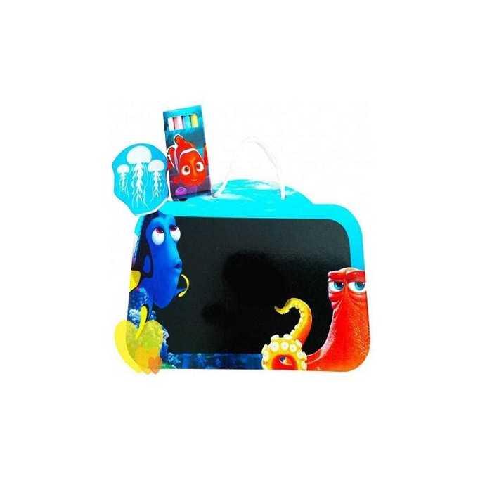 Set Tableau Ardoise + Craies + Éponge DORY Nemo Disney - Fourniture Scolaire Garçon/Fille Activités Loisirs