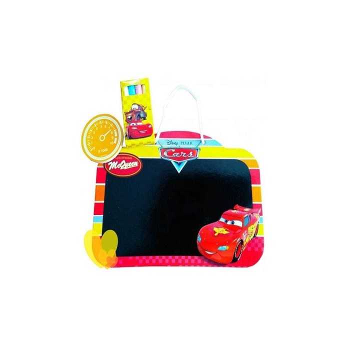 Set Tableau Ardoise + Craies + Éponge CARS McQueen Disney - Fourniture Scolaire Garçon Activités Loisirs