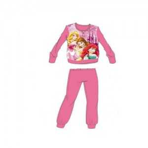 Ensemble Pyjama Polaire PRINCESSES Disney - NEUF (Rose)