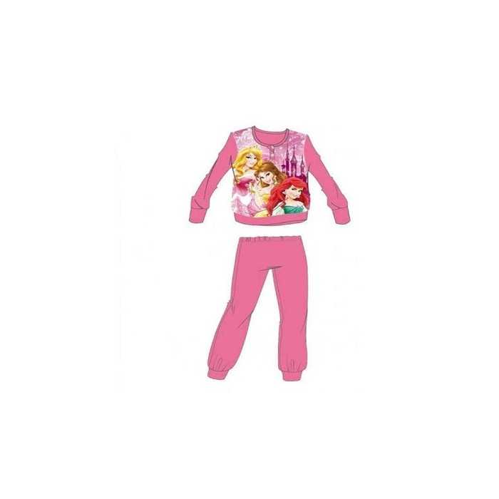 Ensemble Pyjama Polaire PRINCESSES Disney - NEUF (Rose)