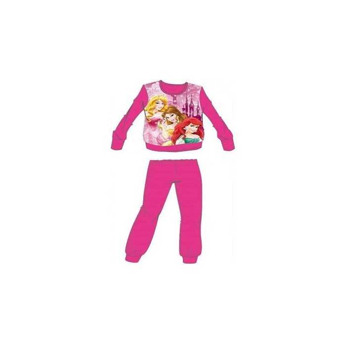 Ensemble Pyjama Polaire PRINCESSES Disney - NEUF (Rose Foncé)