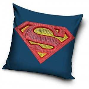 SUPERMAN DC Comics : Housse de Coussin / Taie d'oreiller 40x40cm -  NEUF