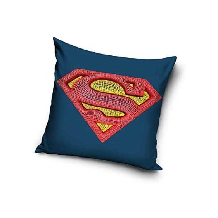 SUPERMAN DC Comics : Housse de Coussin / Taie d'oreiller 40x40cm -  NEUF