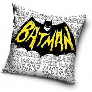 BATMAN DC Comics : Housse de Coussin / Taie d'oreiller 40x40cm 100% Coton -  NEUF