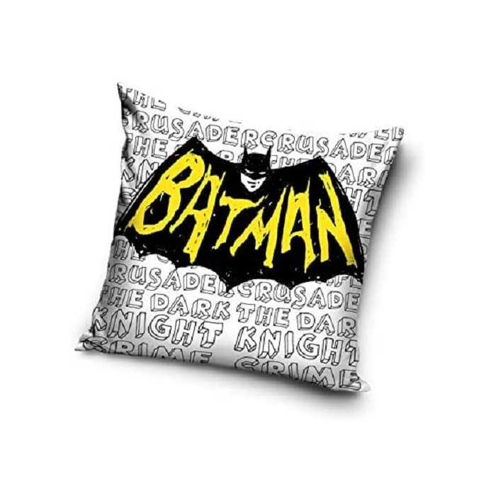 BATMAN DC Comics : Housse de Coussin / Taie d'oreiller 40x40cm 100% Coton -  NEUF