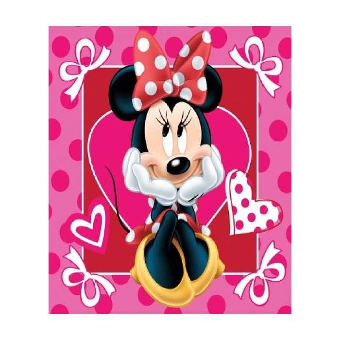 MINNIE Disney : Housse de Coussin / Taie d'oreiller 40x40cm et Fermeture -  NEUF