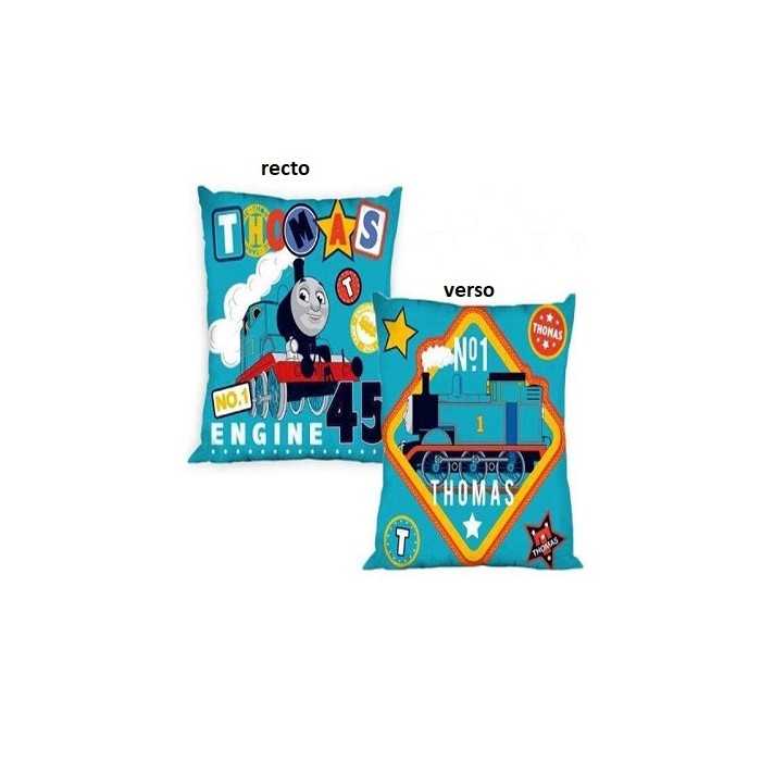 THOMAS et ses amis : Housse de Coussin REVERSIBLE / Taie d'oreiller 40x40cm 100% Coton - NEUF THOMAS et ses amis : Housse de Coussin REVERSIBLE / Taie d'oreiller 40x40cm 100% Coton - NEUF