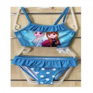 Maillot de Bain 2 Pièces LA REINE DES NEIGES Frozen Disney - NEUF - de 3 à 8 ans Bleu Turquoise