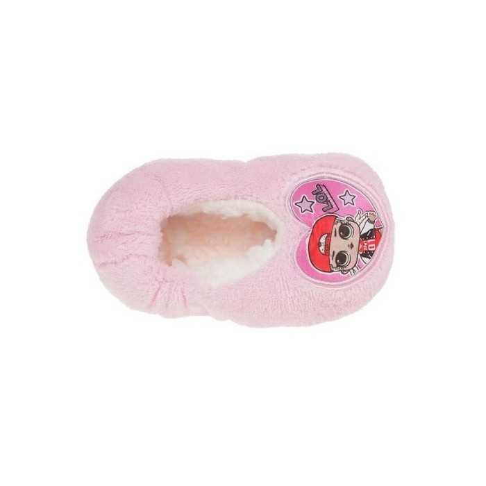 Chaussons Polaire LOL surprise - NEUF - Fille Rose de 25/26 au 31/32 Eur