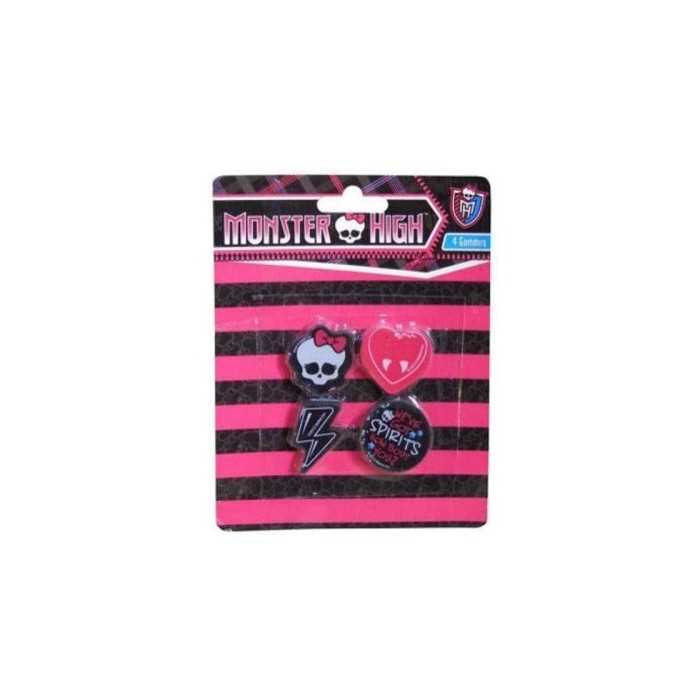 Set de 4 gommes MONSTER HIGH - NEUF - Papeterie / Fourniture Scolaire / Fille / Gommes à Effacer Set de 4 gommes MONSTER HIGH - NEUF - Papeterie / Fourniture Scolaire / Fille / Gommes à Effacer