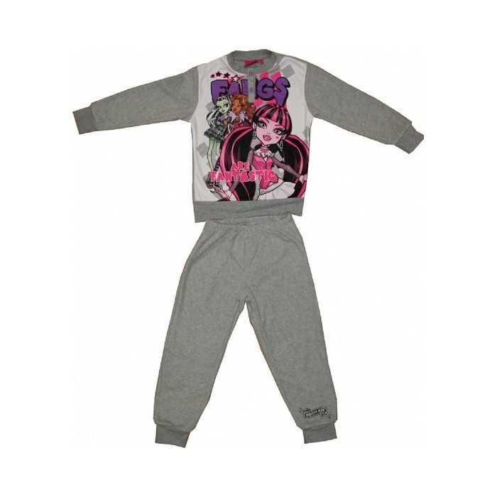 Ensemble Pyjama Polaire MONSTER HIGH - NEUF (Gris) Ensemble Pyjama Polaire MONSTER HIGH - NEUF (Gris)