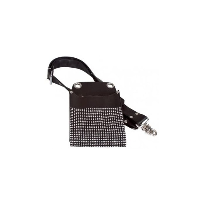 Sacoche Porte Outils Noire ET Strass Sacoche Porte Outils Noire ET Strass