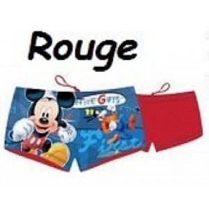 Maillot de bain Mickey Disney pour garçon, forme Boxer - NEUF - taille 3 a 8 ans