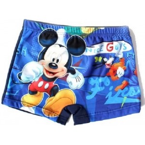 Maillot de bain Mickey Disney pour garçon, forme Boxer - NEUF - taille 3 a 8 ans