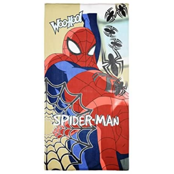 Serviette de plage / de bain SPIDER-MAN Marvel 70x140cm garçon 100% polyester Serviette de plage / de bain SPIDER-MAN Marvel 70x140cm garçon 100% polyester