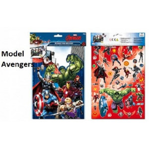 AVENGERS Marvel : Scène A Décorer Soi-même - NEUF - Stickers/Créatif/Activité