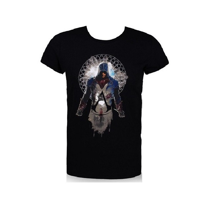 Tee-Shirt Manches Courtes Assasin's Creed Unity Coton Homme Tee-Shirt Manches Courtes Assasin's Creed Unity Coton Homme