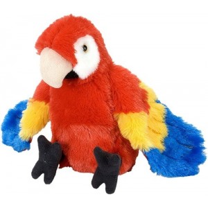 Wild Republic- Peluche Loriquet, Cuddlekins Mini doudouier, Cadeaux pour Enfants, 20 cm, 12293, Multicolore 